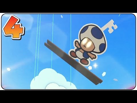 Paper Mario Color Splash - 100% Walkthrough Part 4 Bloo Bay Beach