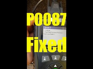 SPRINTER/CRAFTER/AUDI/BMW P0087 - Fuel Rail Pressure Low ,QUICK FIX