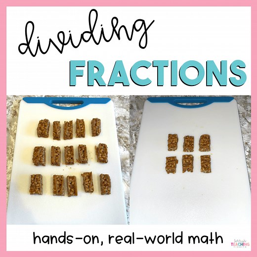 Dividing Fractions: Hands-On, Real-World Examples - Terry's Teaching Tidbits