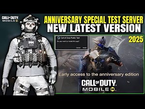 Season 9 Test Server Cod Mobile 2025 | New Anniversary Special Test Server + How To Download & Link