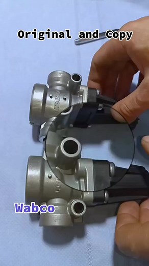 Original and Copy, Wabco #truckrepair #wabco #mantgx #airsystem #mantg...