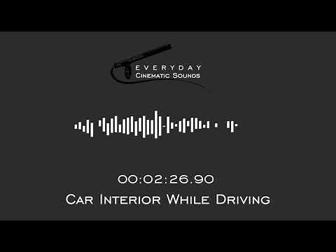 Car Interior While Driving | HQ Sound Effect