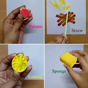 378K views · 2.7K reactions | Awesome Kids Painting Techniques and Hacks ️ | Kids Art & Craft | Facebook