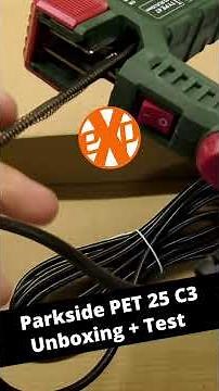 NEW #Parkside Stapler PET 25 C3 unboxing and test