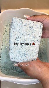 210K views · 3K reactions | laundry brick隣✨ #cleantok #asmr | Powder ASMR | Facebook
