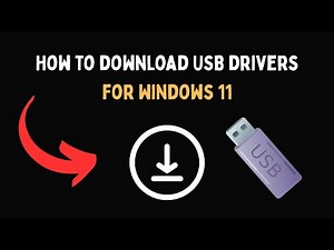 How to download USB drivers for Windows 11
