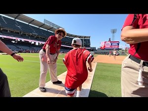 First Time Running the Bases at Angel Stadium of Anaheim