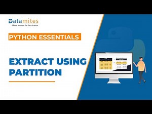 Extraction using Partition string method - Python Essentials
