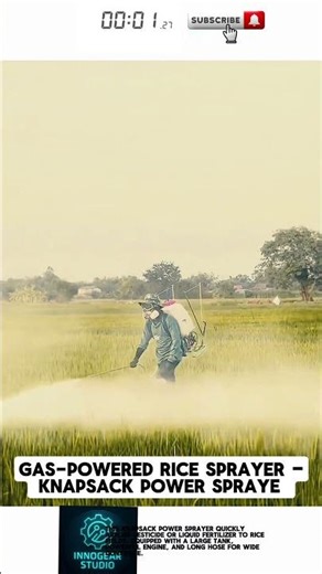 Gas Powered Rice Sprayer – Knapsack Power Sprayer