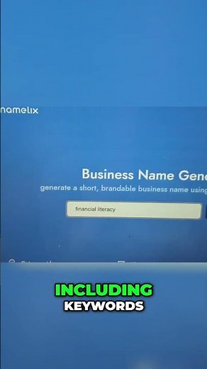Discover Your Perfect Business Name with Namelix - AI-powered Name Generator