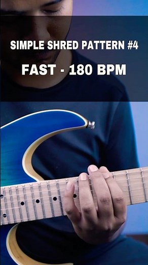 Simple Shred Exercise Pattern #4 for Beginners ⚡ Start Shredding on Guitar!