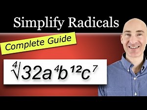 Simplifying Radicals Made Easy: Numbers and Variables Explained