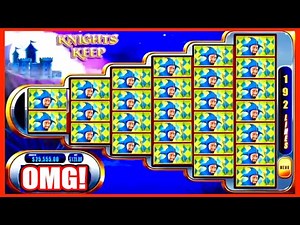 ★★JACKPOT HANDPAY★★$125 BETS★★KNIGHTS KEEP HIGH LIMIT SLOT MACHINE BUENO DINERO MUSEUM SLOTS WMS