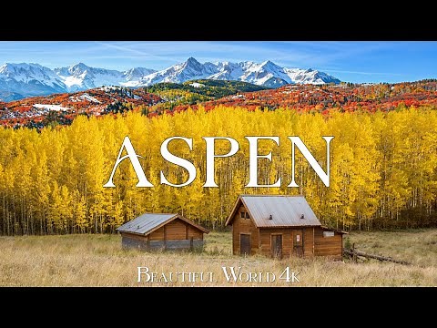 Aspen, Colorado 4K - Stunning Fall Foliage, Golden Aspens, and Majestic Mountain Views