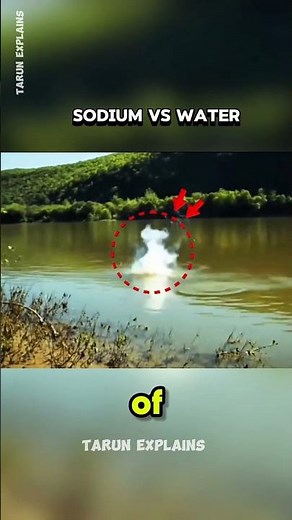 What Happens When Sodium Hits Water 💥 | Explosive Science Explained