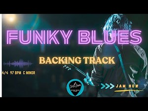 Funky Blues Backing track in C minor –With & Without Guitar Solo – 97 BPM