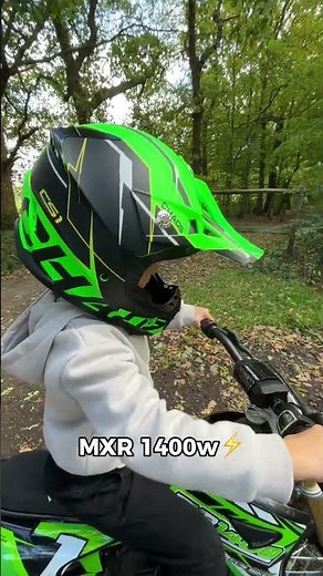 @atlasmx4 Rides the FunBikes MXR 1400W Electric Mini Dirt Bike | ICON Series
