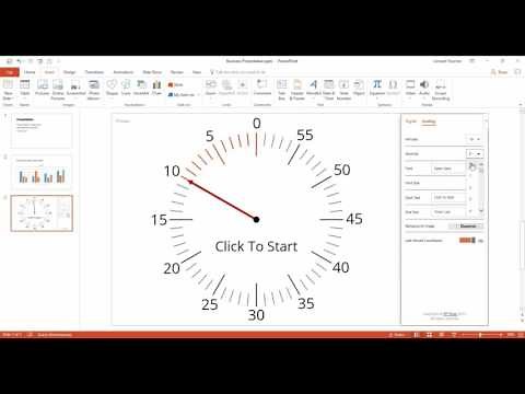 Timer for PowerPoint: insert PP Timer into your slide