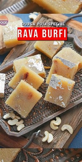 Rava Burfi Sweet Recipe !!