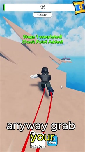 Roblox Obby is TOO HARD but Funny! #roblox #obby #shorts