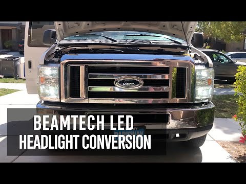 How to Install Beamtech LED Headlights and LED Interior Lights on a Ford E350 Van