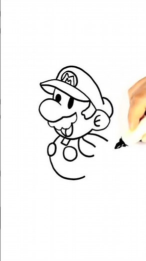 COMMENT DESSINER SUPER MARIO ÉTAPE PAR ÉTAPE