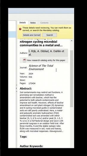 How to Add Research Papers to Mendeley & use it to add In Text Citation & References? #reference