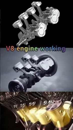 v8 engine animation working#shorts