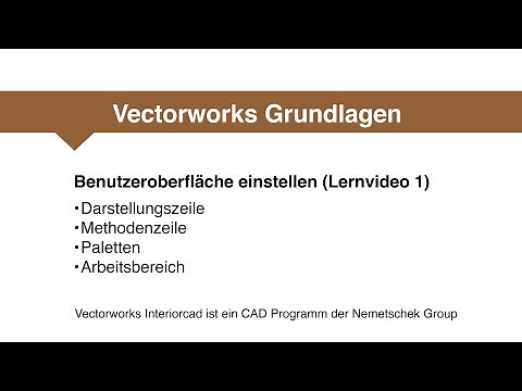 Vectorworks Grundlagen 1 - Benutzeroberfläche
