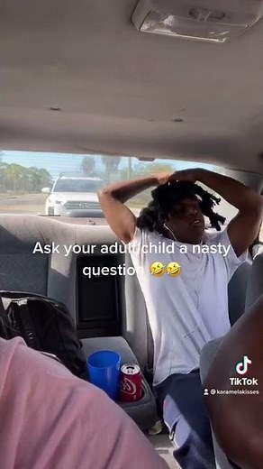 Tik tok spit in your mouth challenge 😂😂