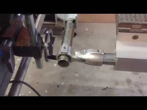 Shopsmith with infeed and outfeed tables