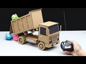 How to Make Amazing Dump Truck - Powered Dump Truck DIY