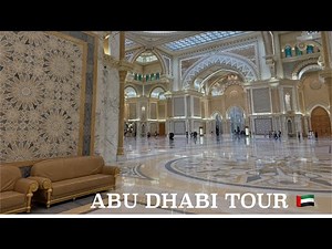ABU DHABI 🇦🇪 | GRAND MOSQUE, ROYAL PALACE, AND ETHID TOWER | 4k VIEW |