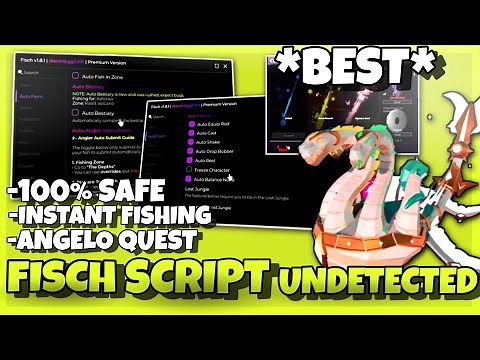 FISCH Script Free Pastebin *NO KEY * , Instant Fishing , Angelo Quest , Catch Scylla - UNDETECTED