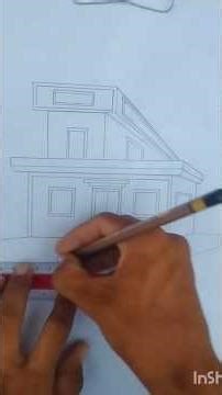 Building drawing tutorial | drawing for students|#draw #building