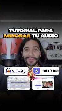 Tutorial para mejorar tu audio: Audacity vs Adobe Podcast - con o sin IA? #adobe #audacity #tutorial