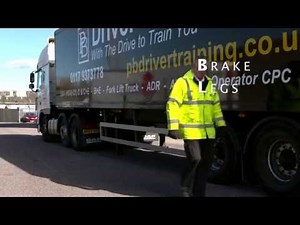 Coupling and Uncoupling exercise for DVSA test with PB Driver Training