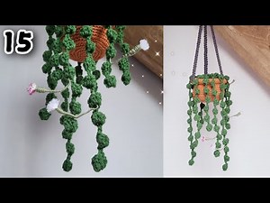 How to Crochet String of Pearls with Flowers Complete Full Step by step tutorial