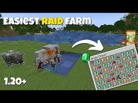 How to Build the Easiest RAID Farm in Minecraft 1.20+