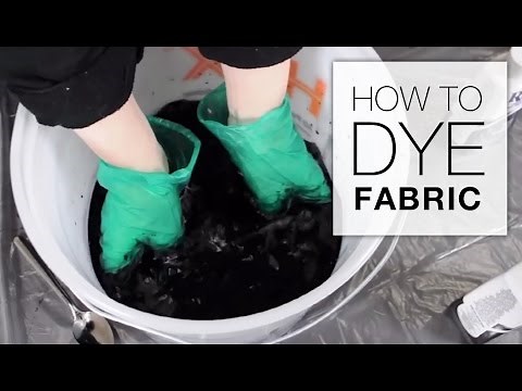 How to Dye Fabric (Immersion Dye Technique Tutorial)