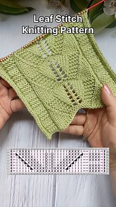456K views · 3.8K reactions | How to knit Leaf Stitch #knittingdesign #knittingstitchpatterns #knittingpattern #knitstitch #leafknit #strickmuster #stricken #knitreels #agujas #tejer #tejidos #tricot #maglia | Free Knitting Patterns | Facebook