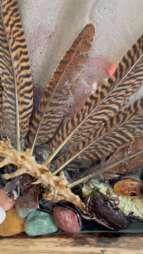 This is my latest epoxy project. Look close and see what little oddities you can spy… 👁️ still have a couple more layers to go! 🐍 🪲 🩻 🍗 🥚 | Limb-It-Less Funny Farm