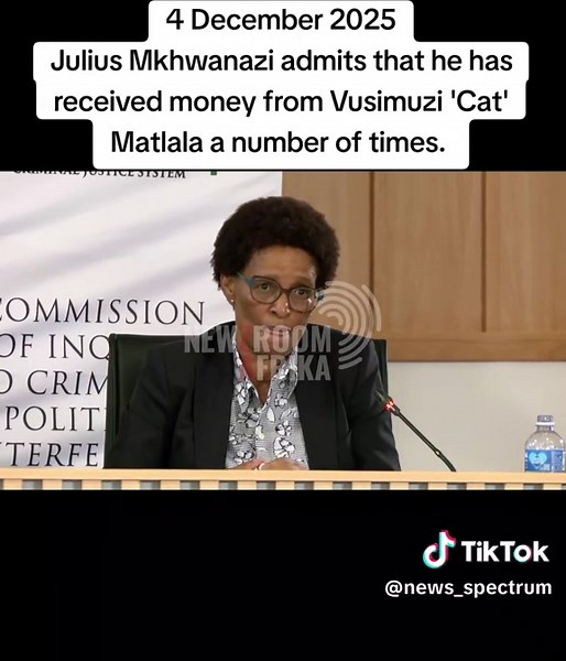 Julius Mkhwanazi's Admission at Madlanga Commission