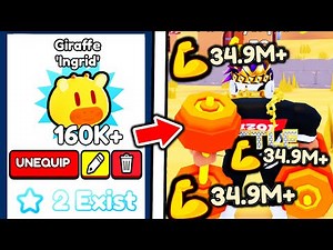 I Got 1,354,239,921,287 STRENGTH With BEST PETS in Roblox Bodybuilder Simulator..