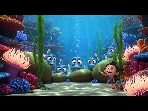 Counting Fish Swimming in the Sea | Fun Counting Song for Kids