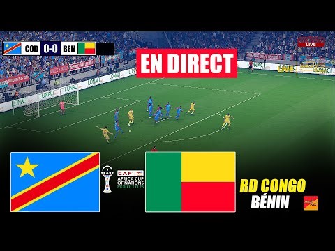 🔴EN DIRECT : RD Congo vs Bénin | Simulation de jeu eFootball PES 21 sur PC