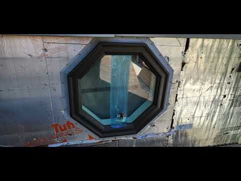 Replacement of a leaking octagon window, start to finish
