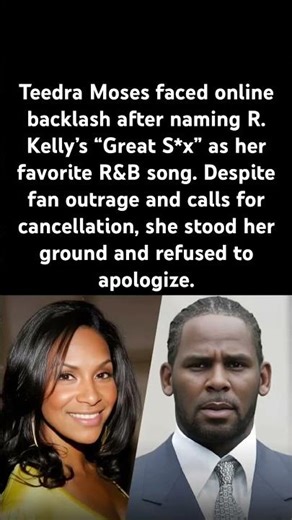 Did Teedra Moses cross line?#TeedraMoses #RKelly #RBCritics #MusicDrama #ViralNews