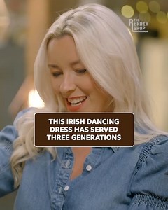 Dearbhla and her mother Mona have brought in a treasured miniature of a traditional Irish dancing dress. This dress showcases a timeless lace collar and cuffs, initially made for Mona during her childhood dance training in the 1950s. Handed down through generations, the dress has also been worn by Dearbhla and her own children. After years of use, the delicate 70-year-old lace is deteriorating and unravelling. Textile conservator Rebecca Bissonnet faces the intricate challenge of restoring both