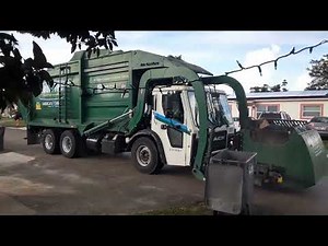 Waste Pro: 2021 Revving/Roaring Mack LR Mcneilus Pacific Front Loader Curotto Can on Trash